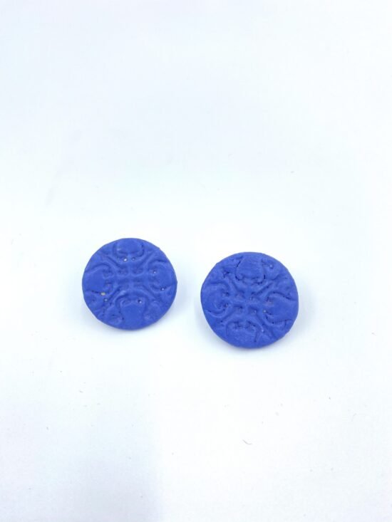 Ceramic Earrings Blue